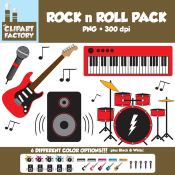 Preview of Clip Art: Rock n Roll Fun - Misc