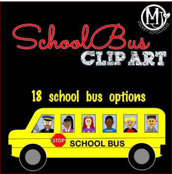 Preview of Clip Art - School Buses
