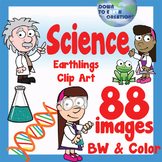 Science Clip Art - Kids and Scientific Method