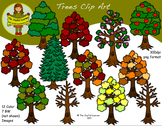 Clip Art: Seasonal Trees