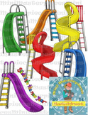 Clip Art: Slide and Step into Back to School by HeatherSArtwork
