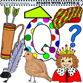 Clip Art Starts With Letter Q