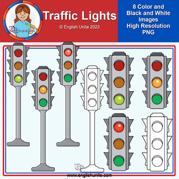 Preview of Clip Art - Traffic Lights
