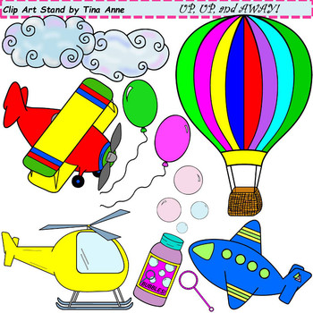 Preview of Clip Art Up Up and Away