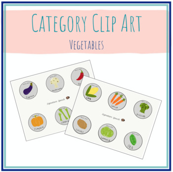 Preview of Clip Art: VEGETABLE