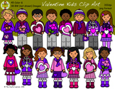 Clip Art: Valentine Kids - Huge Set!