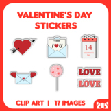 Clip Art: Valentine´s Day Stickers