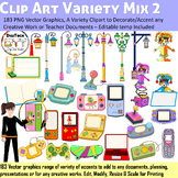 Clip Art Variety Mix 2, Teacher Resource Clipart