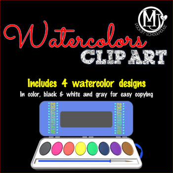 Preview of Clip Art - Watercolor Sets