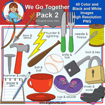 Preview of Clip Art - We Go Together Pack 2