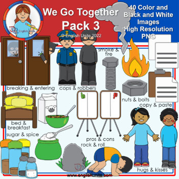 Preview of Clip Art - We Go Together Pack 3