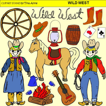 Preview of Clip Art Wild West