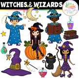 Clip Art: Witches and Wizards