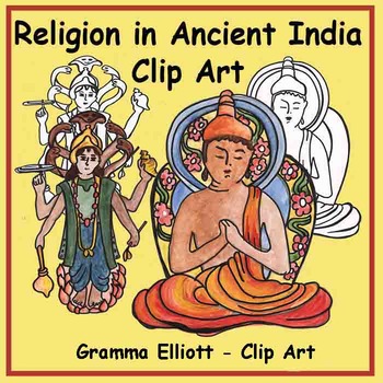 Preview of Gods in India Clip Art