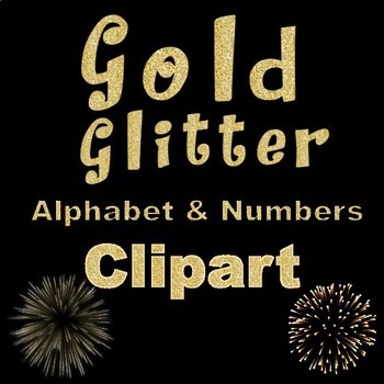 gold glitter letter clipart teaching resources tpt