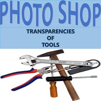 Preview of Clip Art: photographs of tools, transparencies