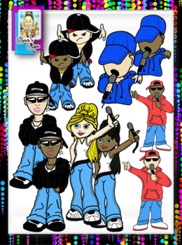 Preview of Clip Art~Hip-Hop ~ Rap Kids