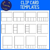 Clip Card Templates Clipart