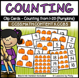 Clip Cards | Counting Within 20 | Pumpkins