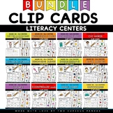 Clip Cards Bundle - Literacy Centers
