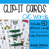 Clip Cards for CVC Words