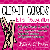 Clip Cards for Letter Recognition