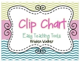 Clip Chart and Notes Home {Chevron & Stripes}