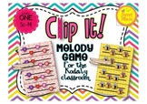 Clip It! A Melody Game For The Kodaly Classroom {Level One