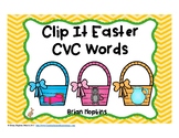 CVC Words Clip It Phonics Activity - Literacy Center with 