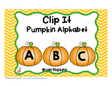 Clip It Pumpkin Alphabet