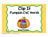 Clip It Pumpkin CVC Words