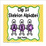 Clip It Alphabet Recognition - Literacy Center with Skelet