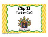 Clip It Turkey CVC Words