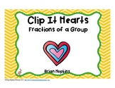Clip It Valentine's Day Fractions of a Group