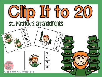 Preview of Clip It to 20- St. Patrick's Theme