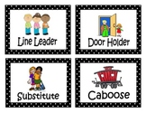 Clip Labels for Classroom Job Signs