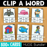 Clip a Word Phonics Center - Decodable Words