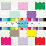 Clip art - Curly Frame Collection