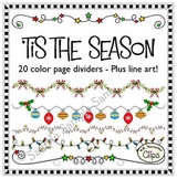 'Tis the Season Page Dividers Christmas