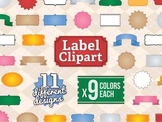 Clip art labels