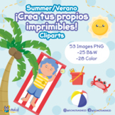 Clip art summer| 53 summer images| Clip Art verano|Summer 