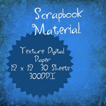 Preview of ClipArt Bundle Texture Scrapbook Digital Paper 30 12 x12 Sheets