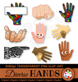 ClipArt Hands - Human Anatomy and Body Parts