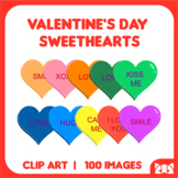 ClipArt: Valentine's Day SweetHearts - Conversation Hearts