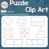 ClipArts - 36 Puzzle Graphics