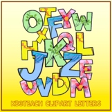 Alphabet Letters Clipart: Spring Watercolor Letters (2 Sets: A-Z)