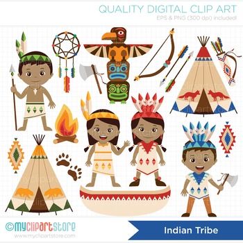 native american clip art for kids