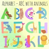 Clipart: Animal Alphabet ABC