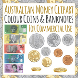 Australian Money Coins & Banknotes / Currency Clip Art / C