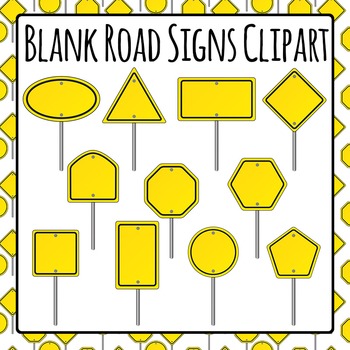 blank traffic signs